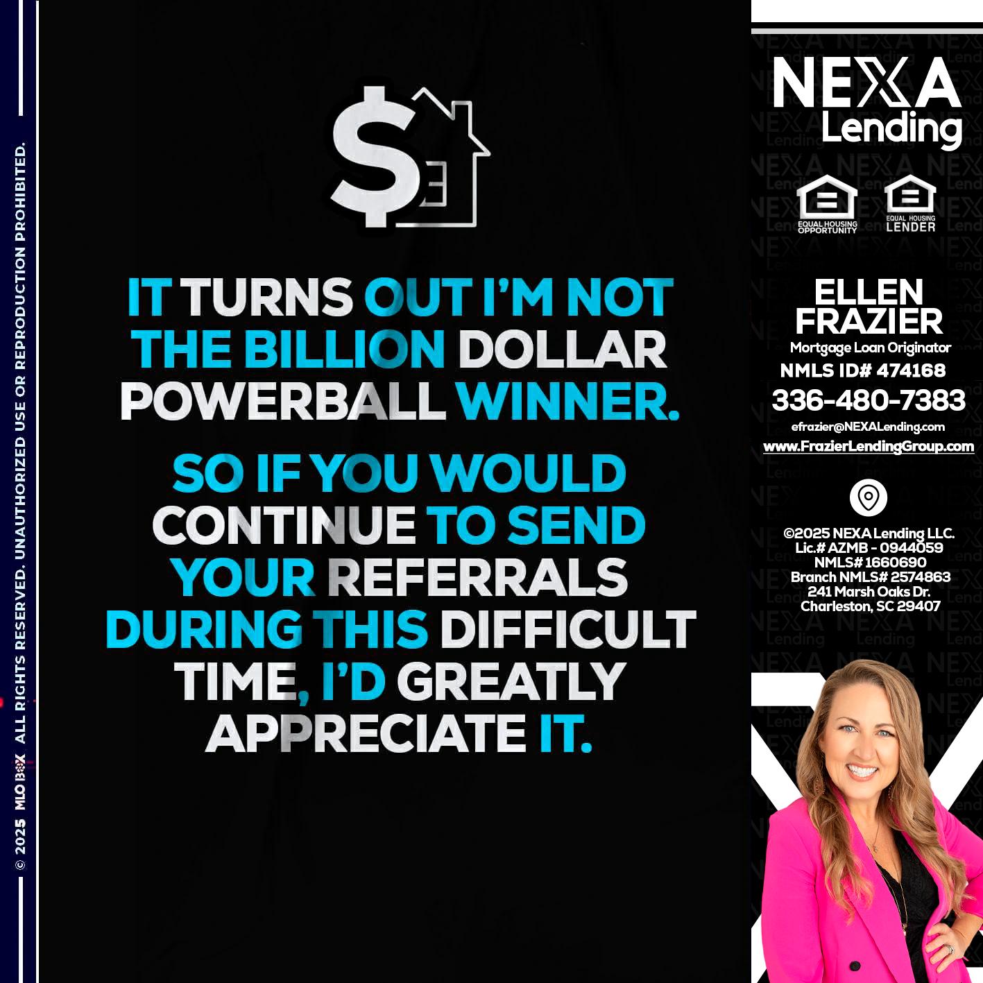 IT TURNS - Ellen Frazier -Mortgage Broker