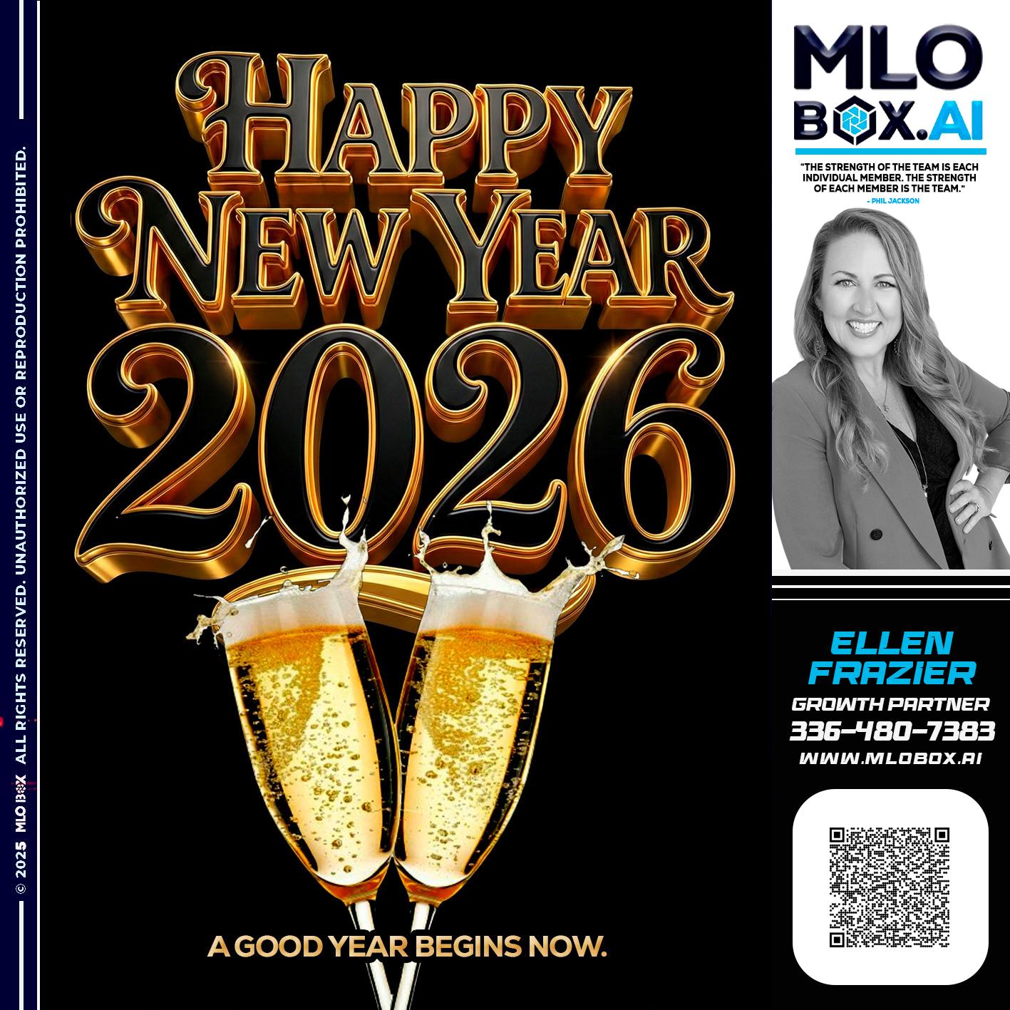 HAPPY NEW YEAR - Ellen Frazier -Mortgage Broker