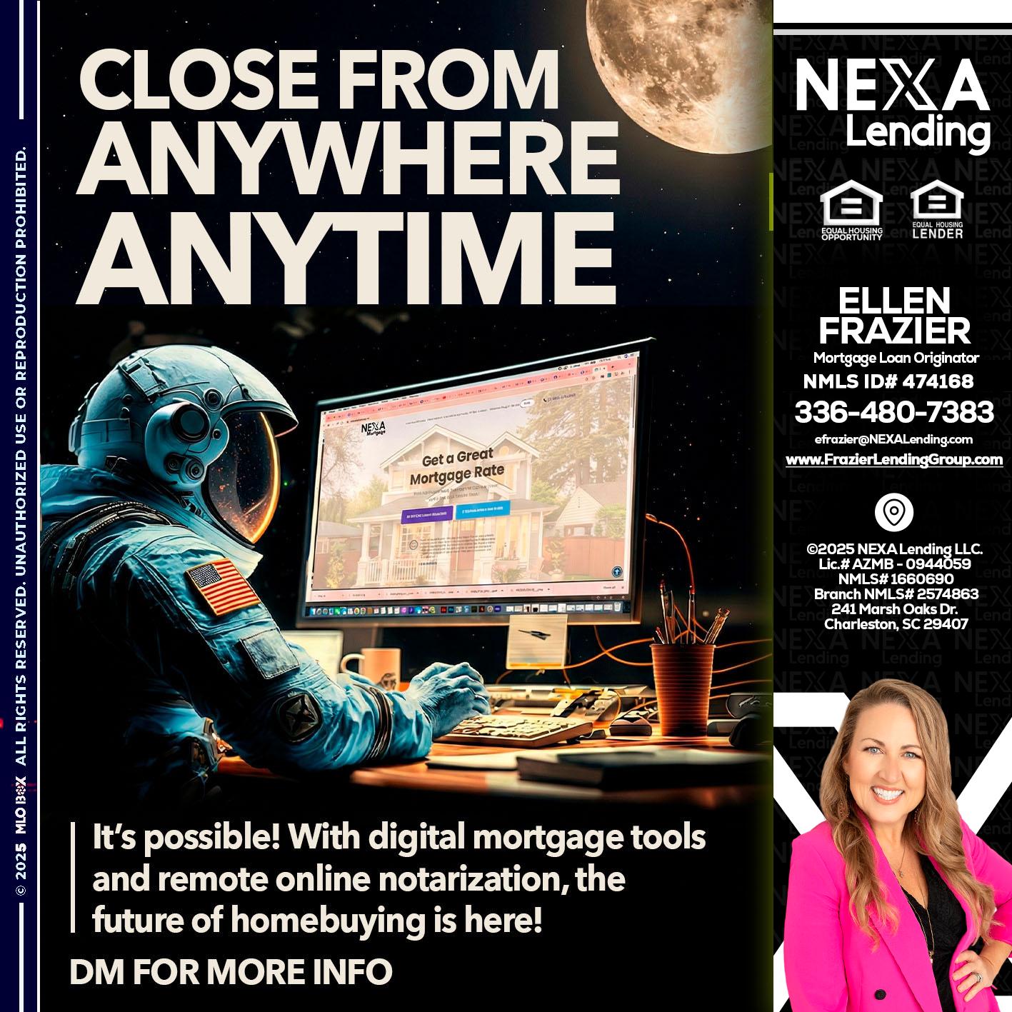 close from - Ellen Frazier -Mortgage Broker