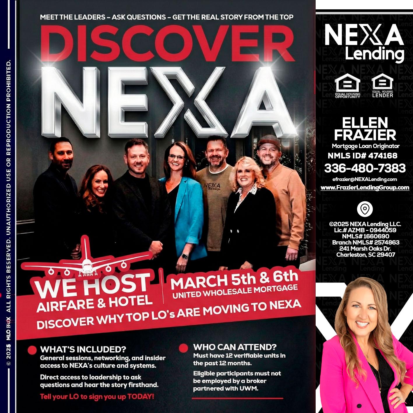 DISCOVER NEXA - Ellen Frazier -Mortgage Broker