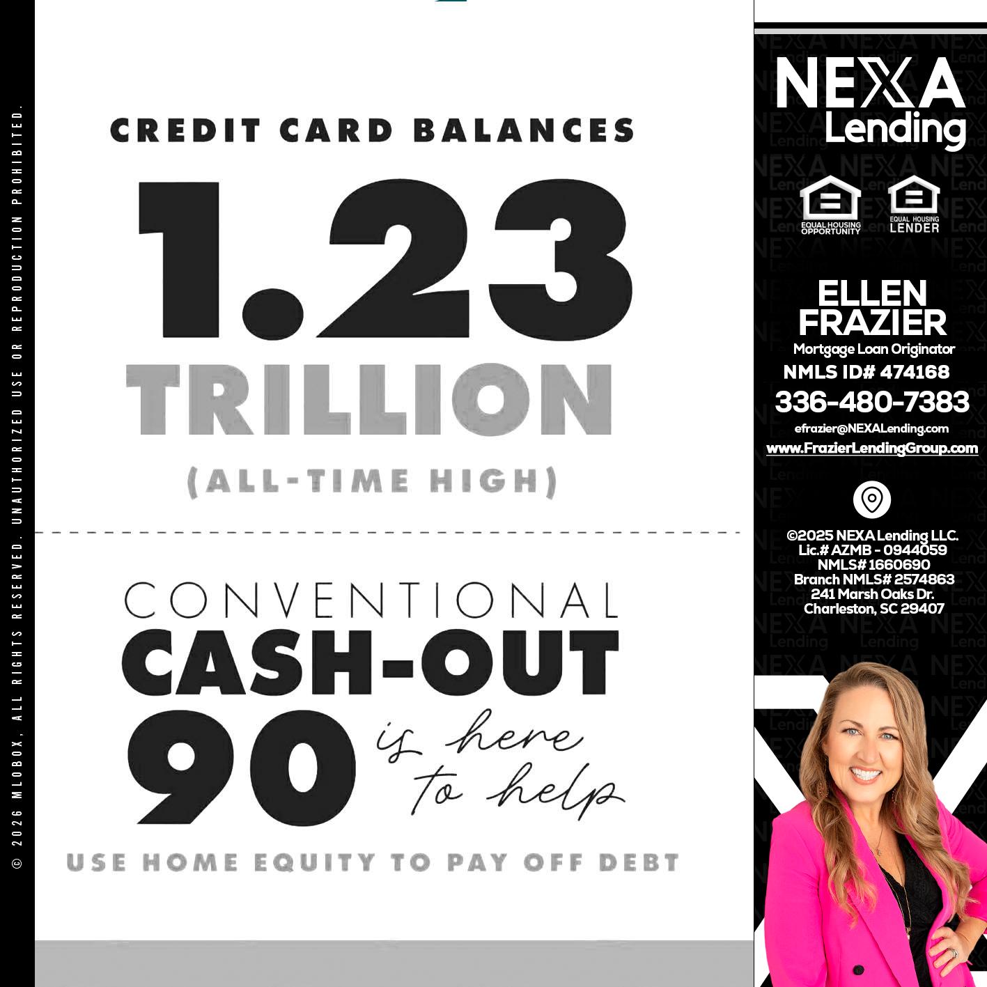 CREDIT CARD BALANCE - Ellen Frazier -Mortgage Broker
