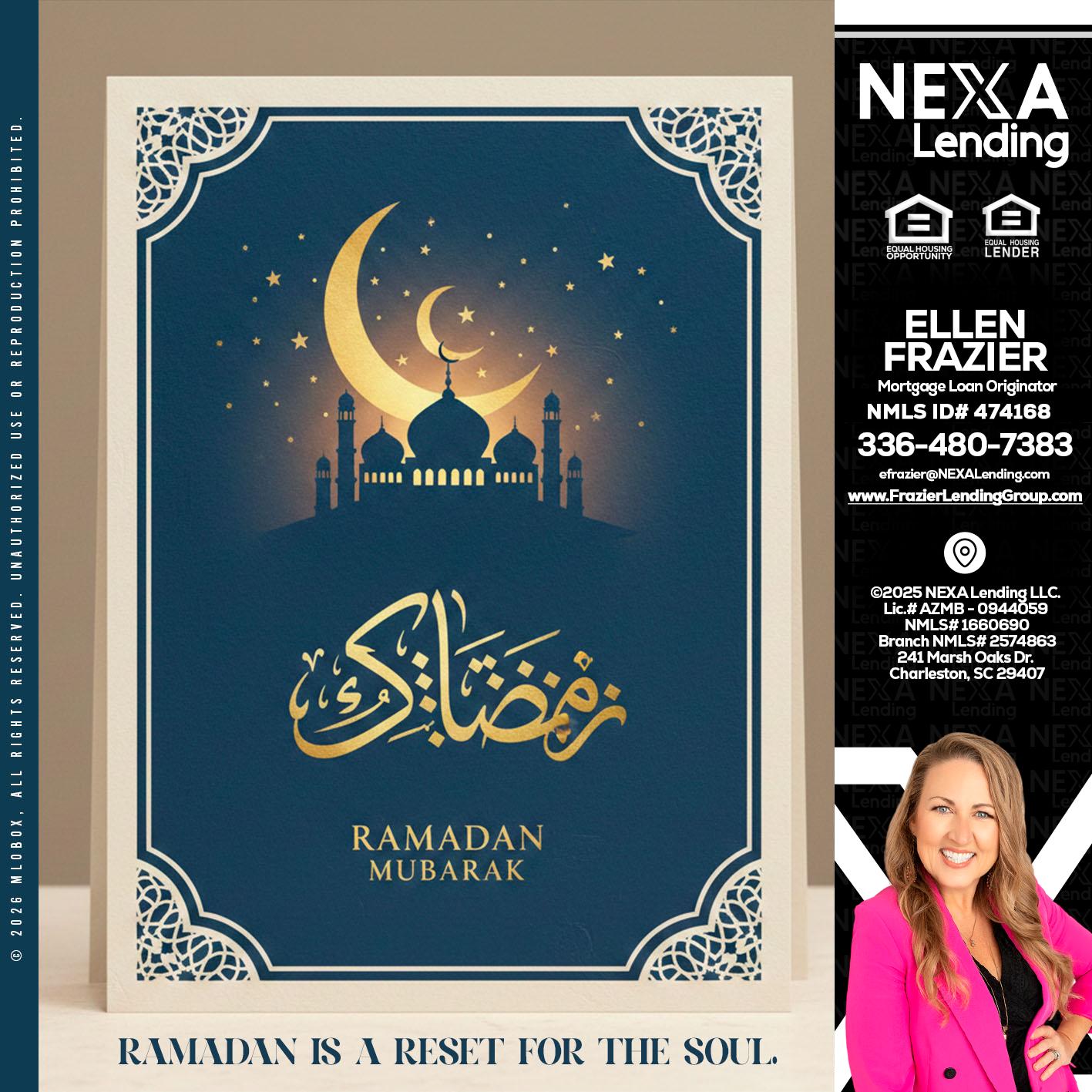 HAPPY RAMADAN - Ellen Frazier -Mortgage Broker
