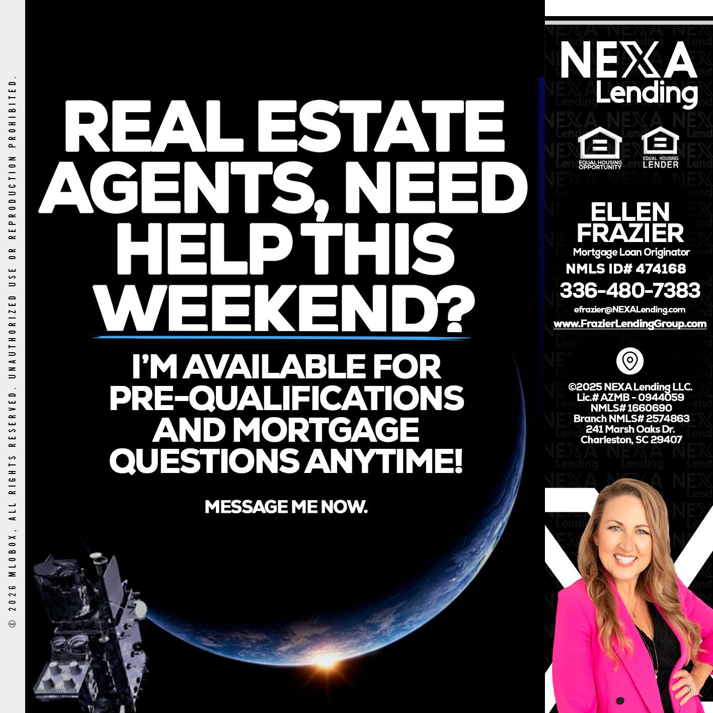 REAL ESTATE AGENTS - Ellen Frazier -Mortgage Broker