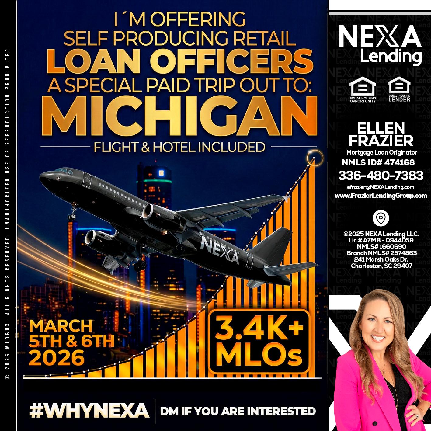 MICHIGAN - Ellen Frazier -Mortgage Broker