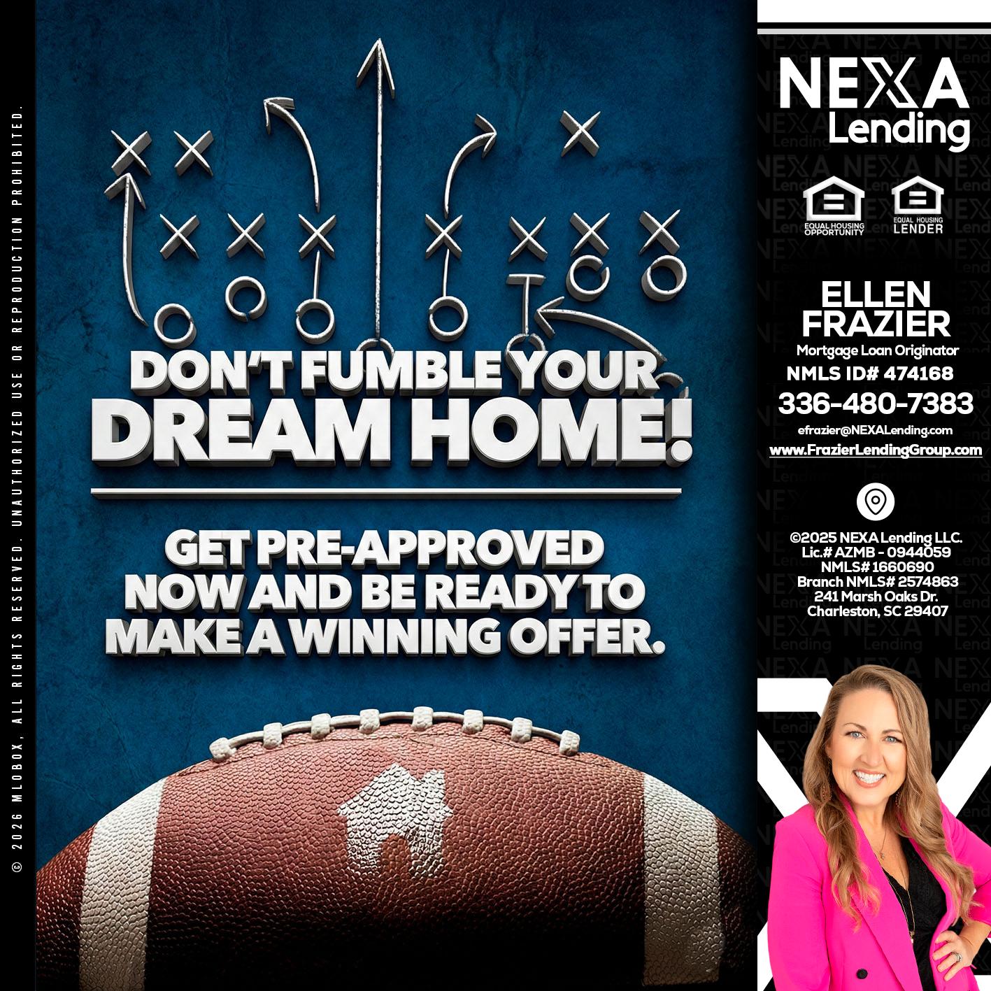 dont fumble - Ellen Frazier -Mortgage Broker