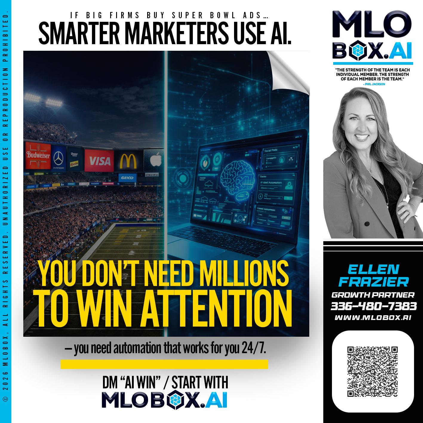 you don't need - Ellen Frazier -Mortgage Broker