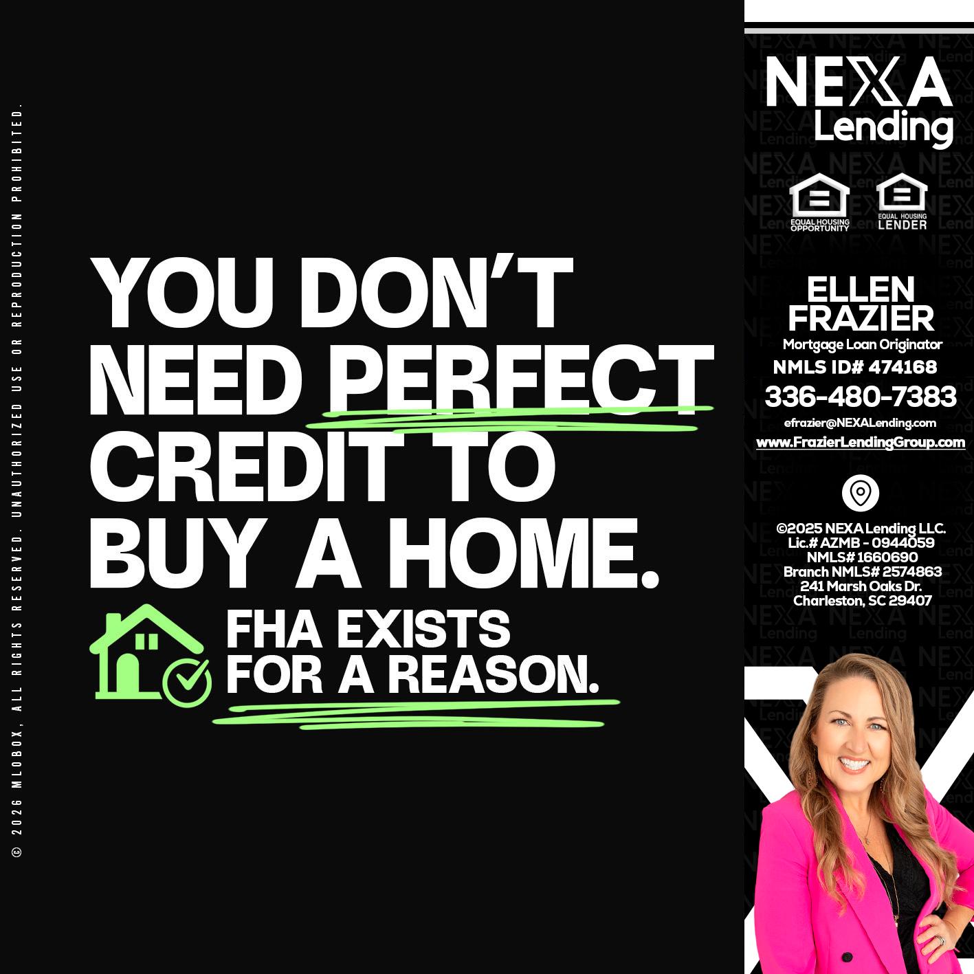 you don't need - Ellen Frazier -Branch Manager