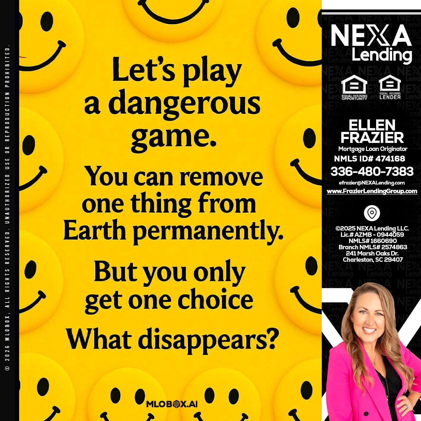 LETS PLAY - Ellen Frazier -Branch Manager