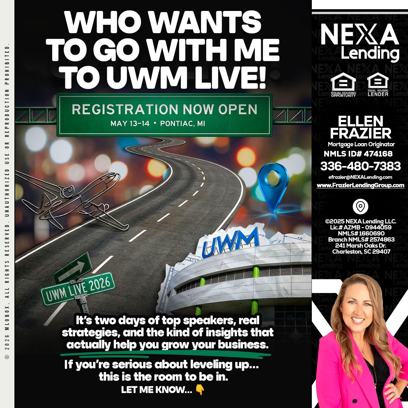 WHO WANTS - Ellen Frazier -Branch Manager