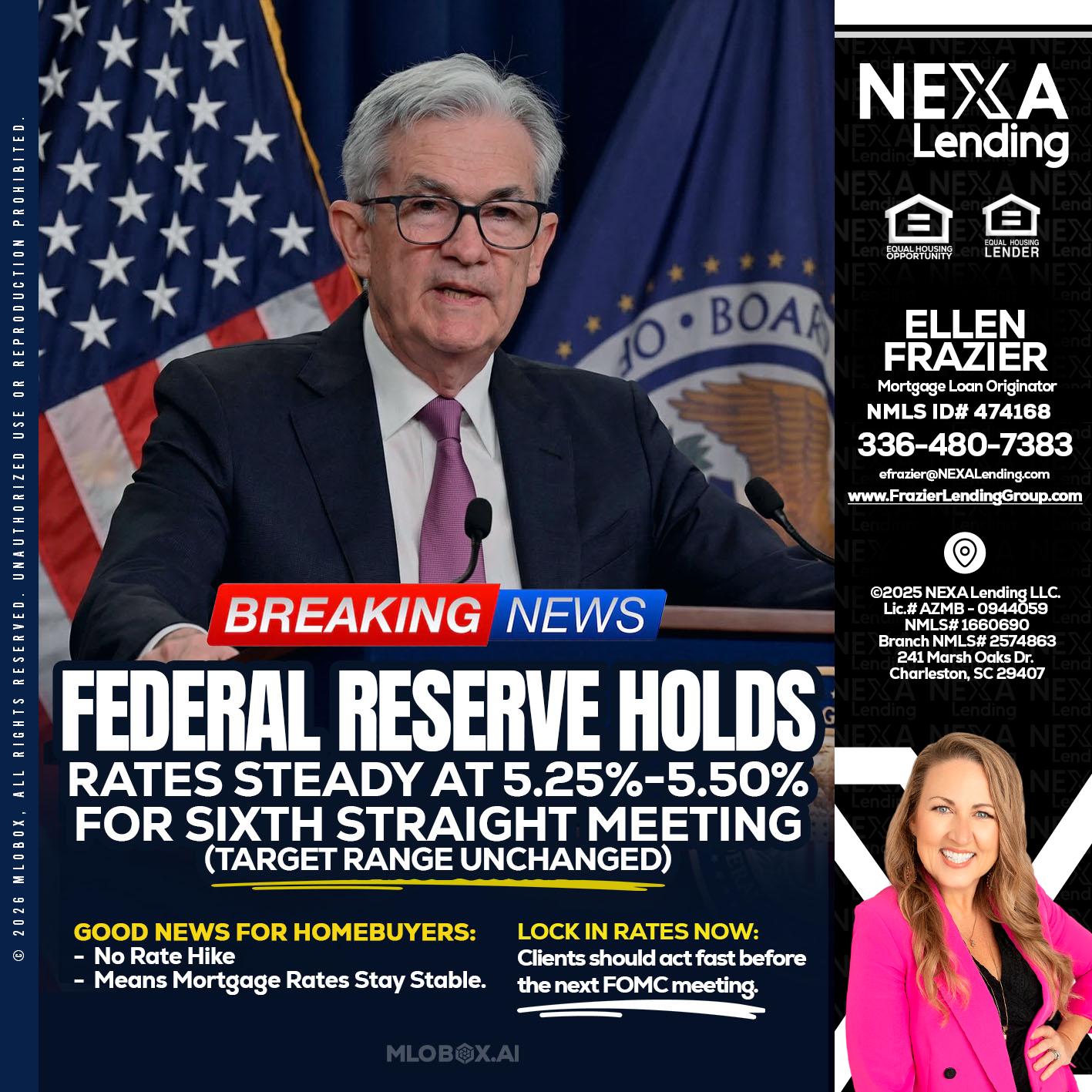 federal reserve - Ellen Frazier -Branch Manager