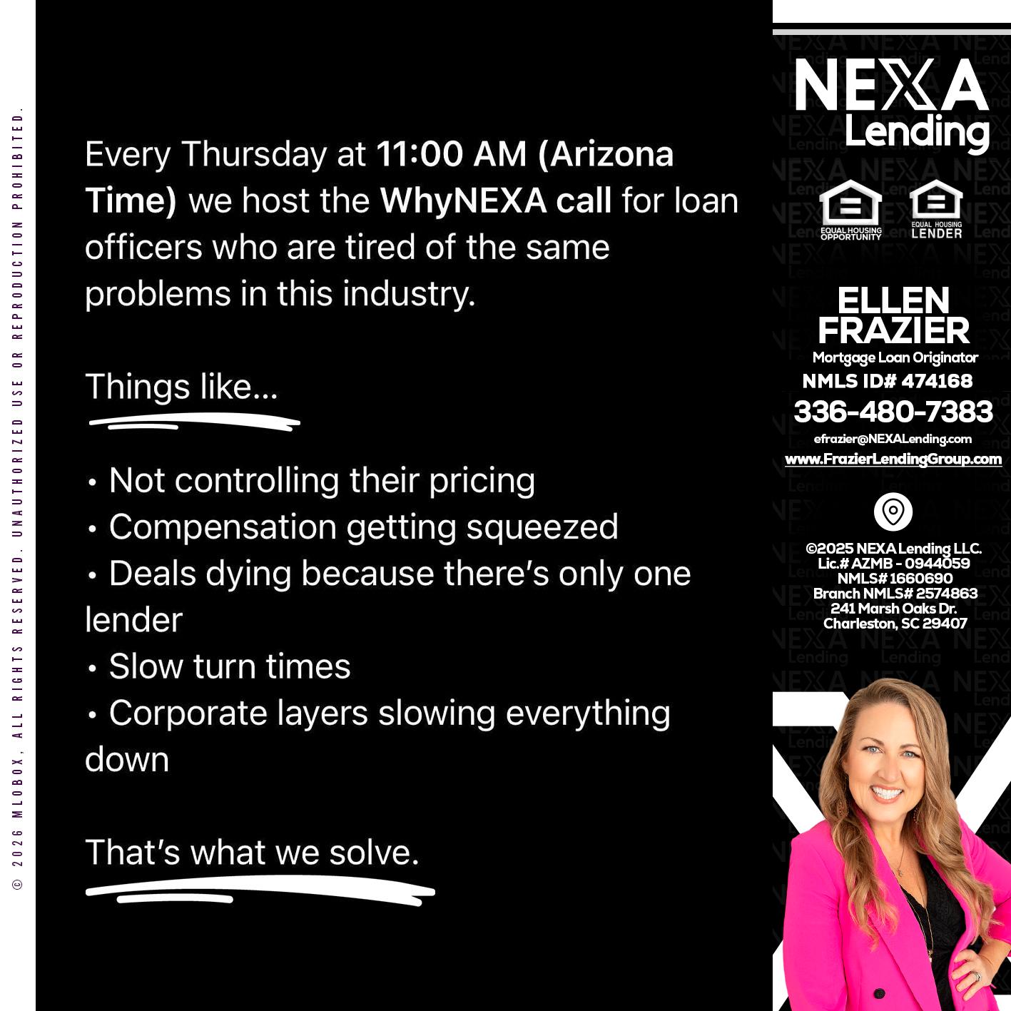WHY NEXA - Ellen Frazier -Branch Manager