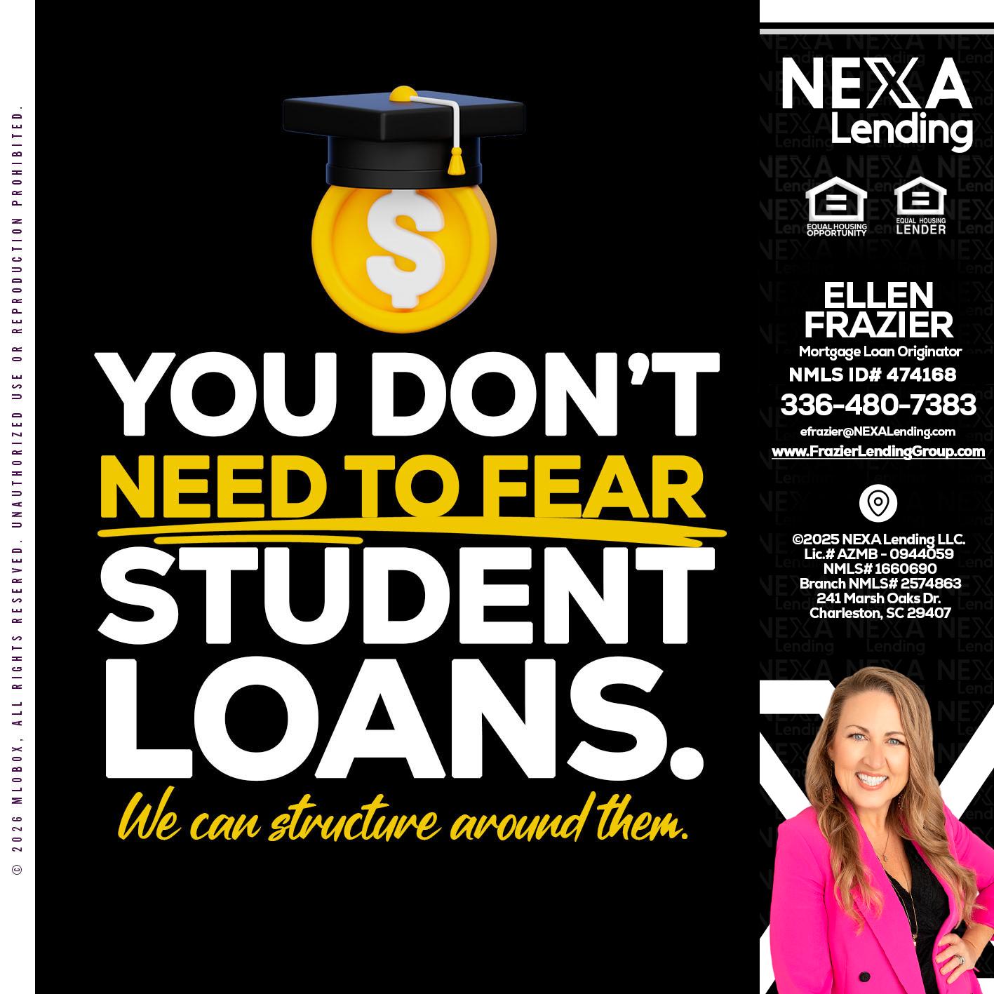 YOU DONT NEED - Ellen Frazier -Branch Manager