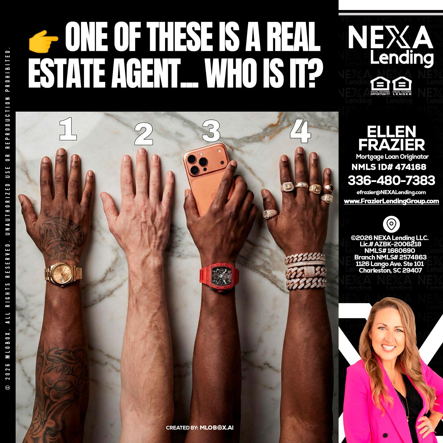 ONE OF THESE - Ellen Frazier -Branch Manager