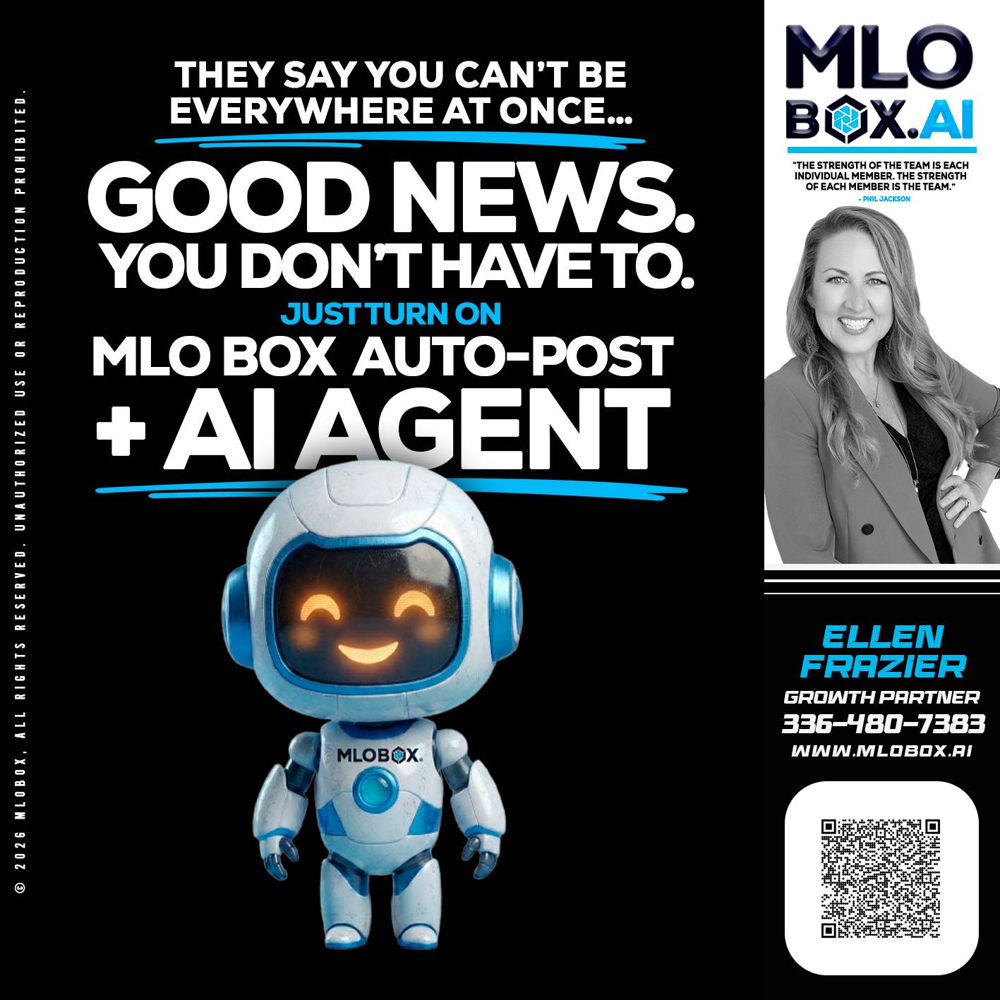 GOOD NEWS - Ellen Frazier -Branch Manager