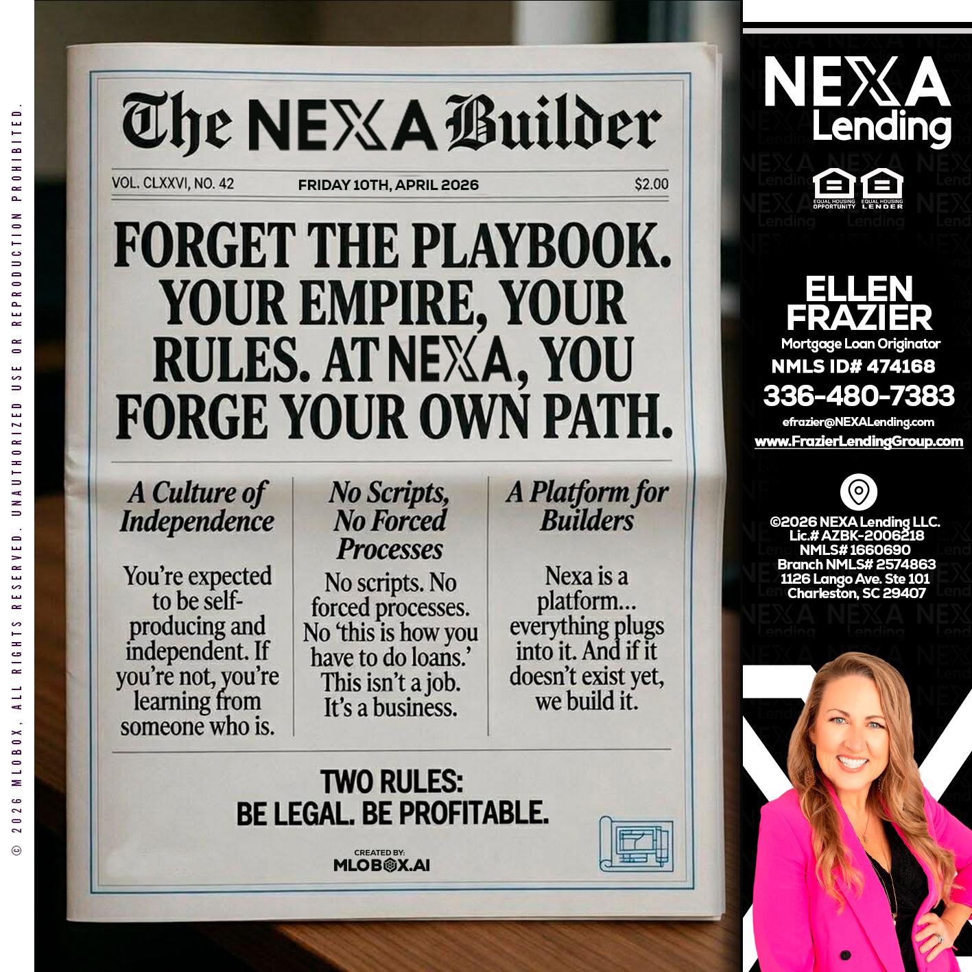 THE NEXA BUILDER - Ellen Frazier -Branch Manager