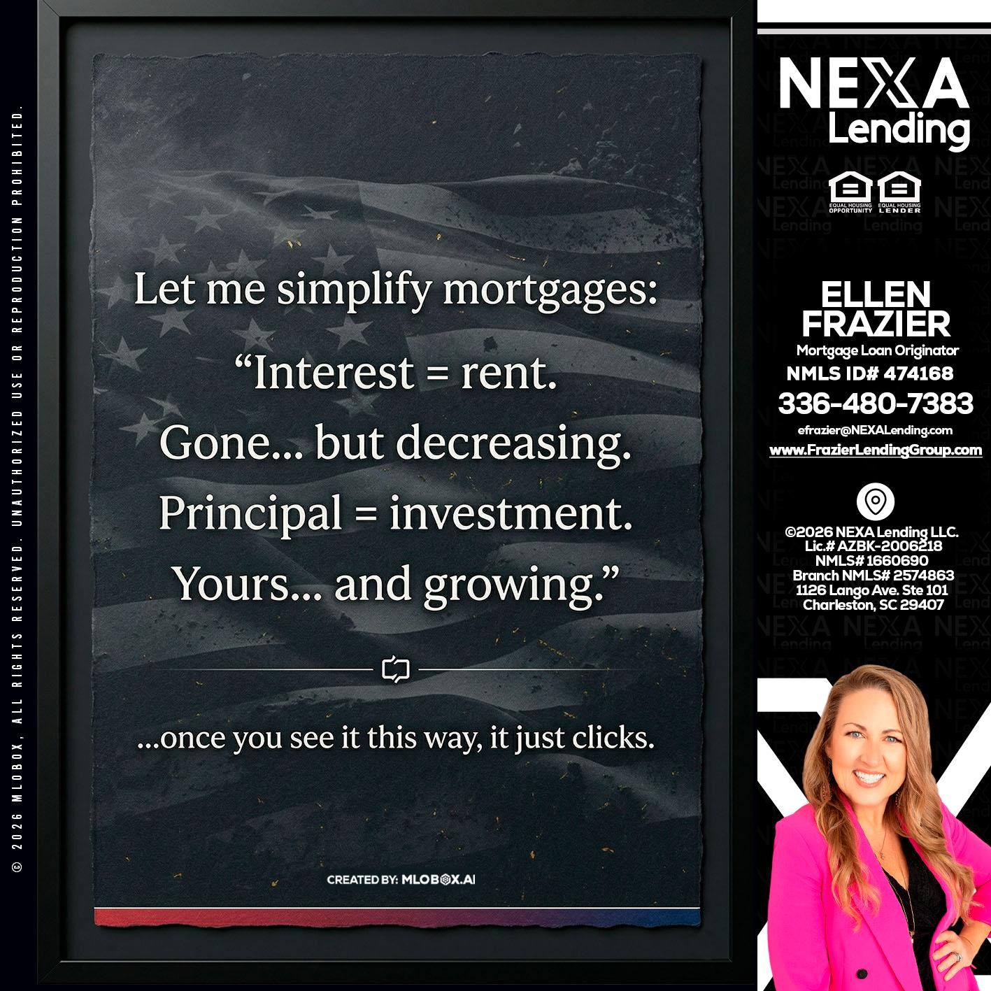 LET ME SIMPLIFY - Ellen Frazier -Branch Manager