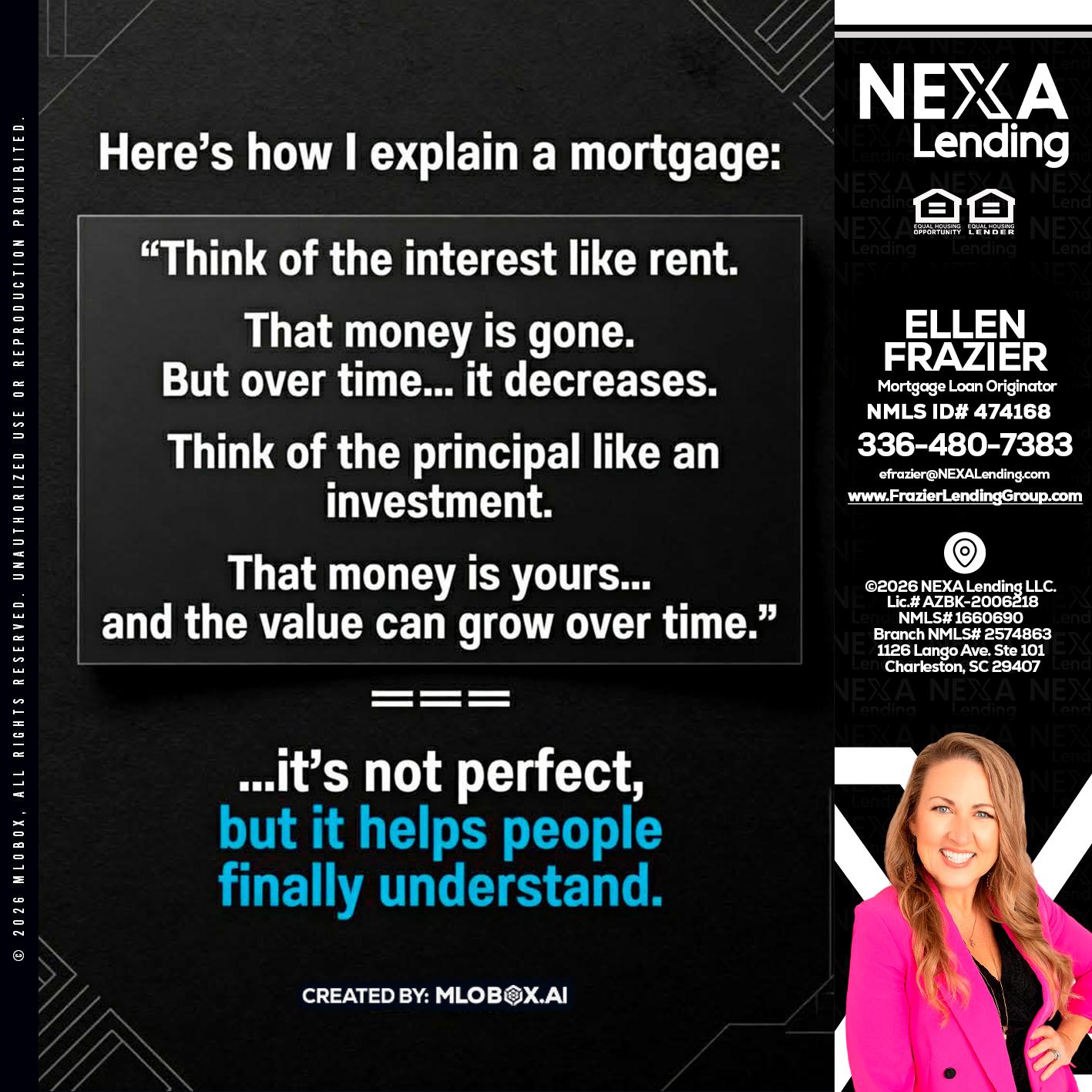 HERES NOW - Ellen Frazier -Branch Manager