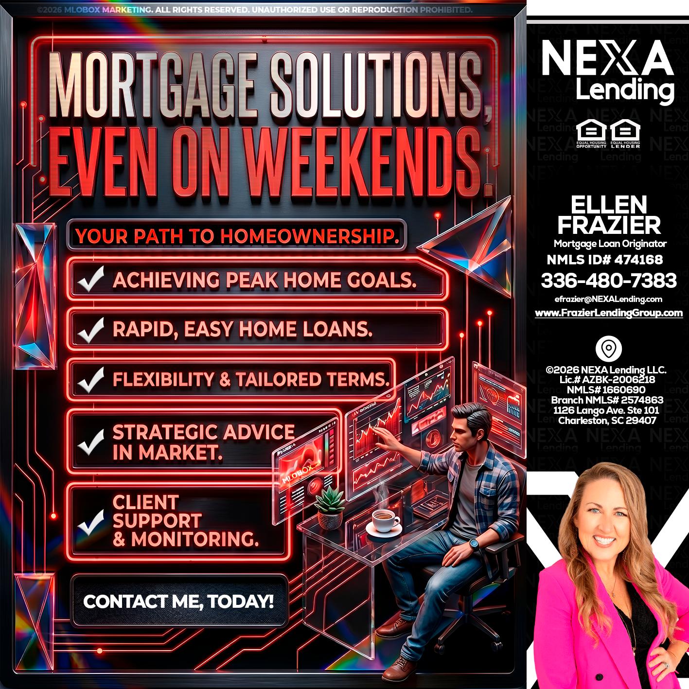 WEEKEND SOLUTIONS - Ellen Frazier -Branch Manager