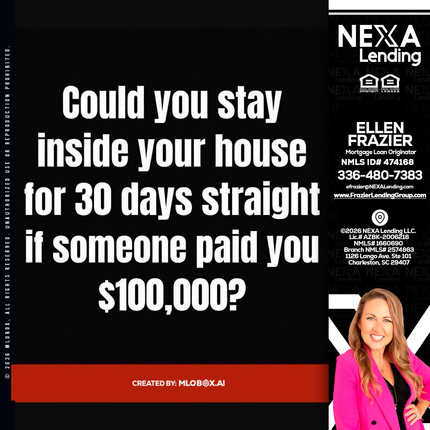 COULD YOU STAY - Ellen Frazier -Branch Manager