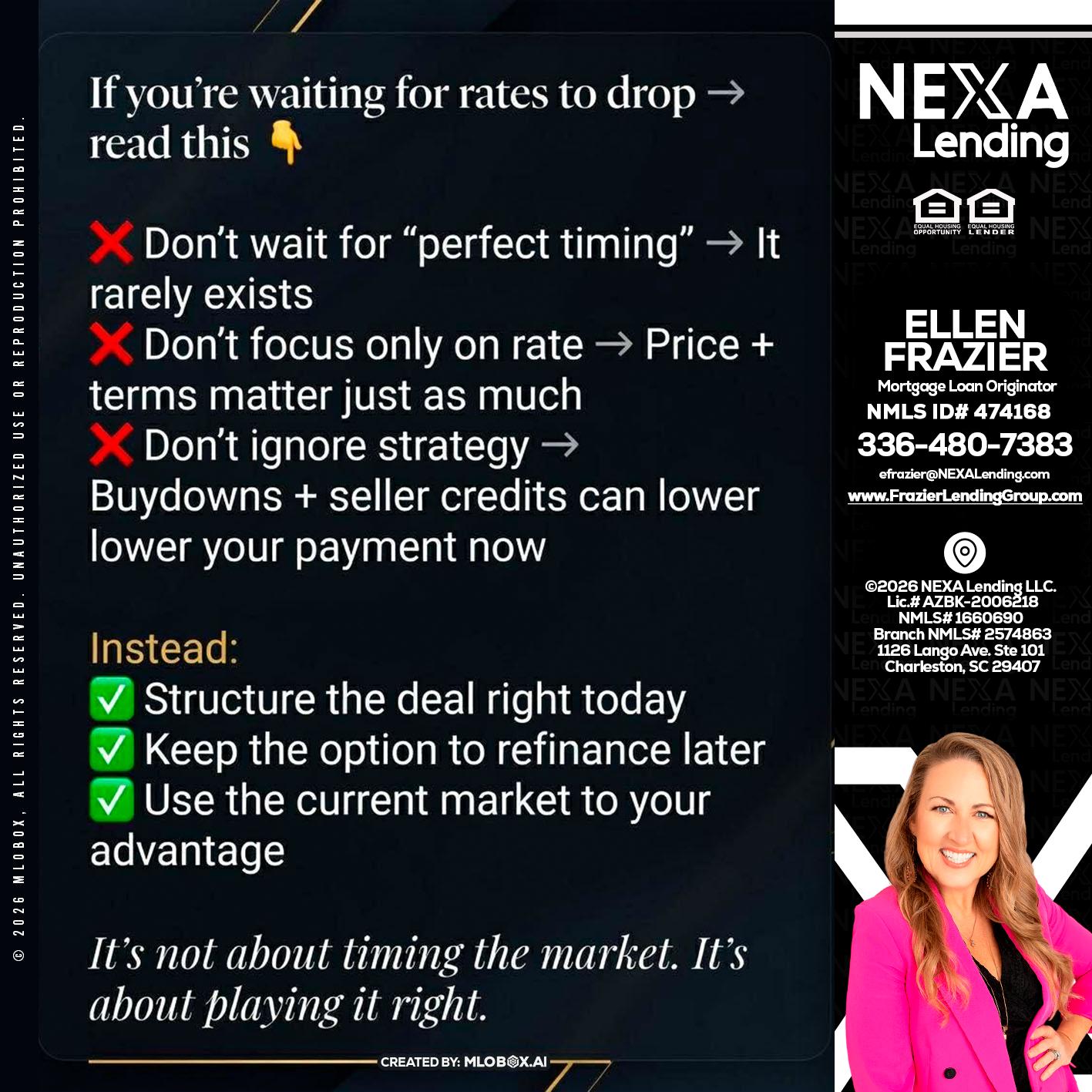 IF YOU ARE - Ellen Frazier -Branch Manager