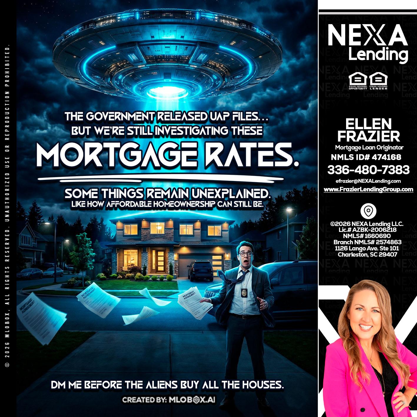 MORTGAGE RATES - Ellen Frazier -Branch Manager