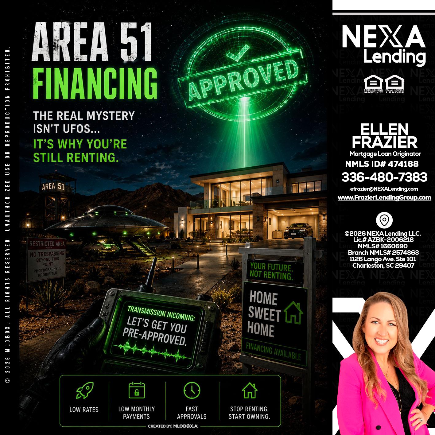 AREA 51 - Ellen Frazier -Branch Manager