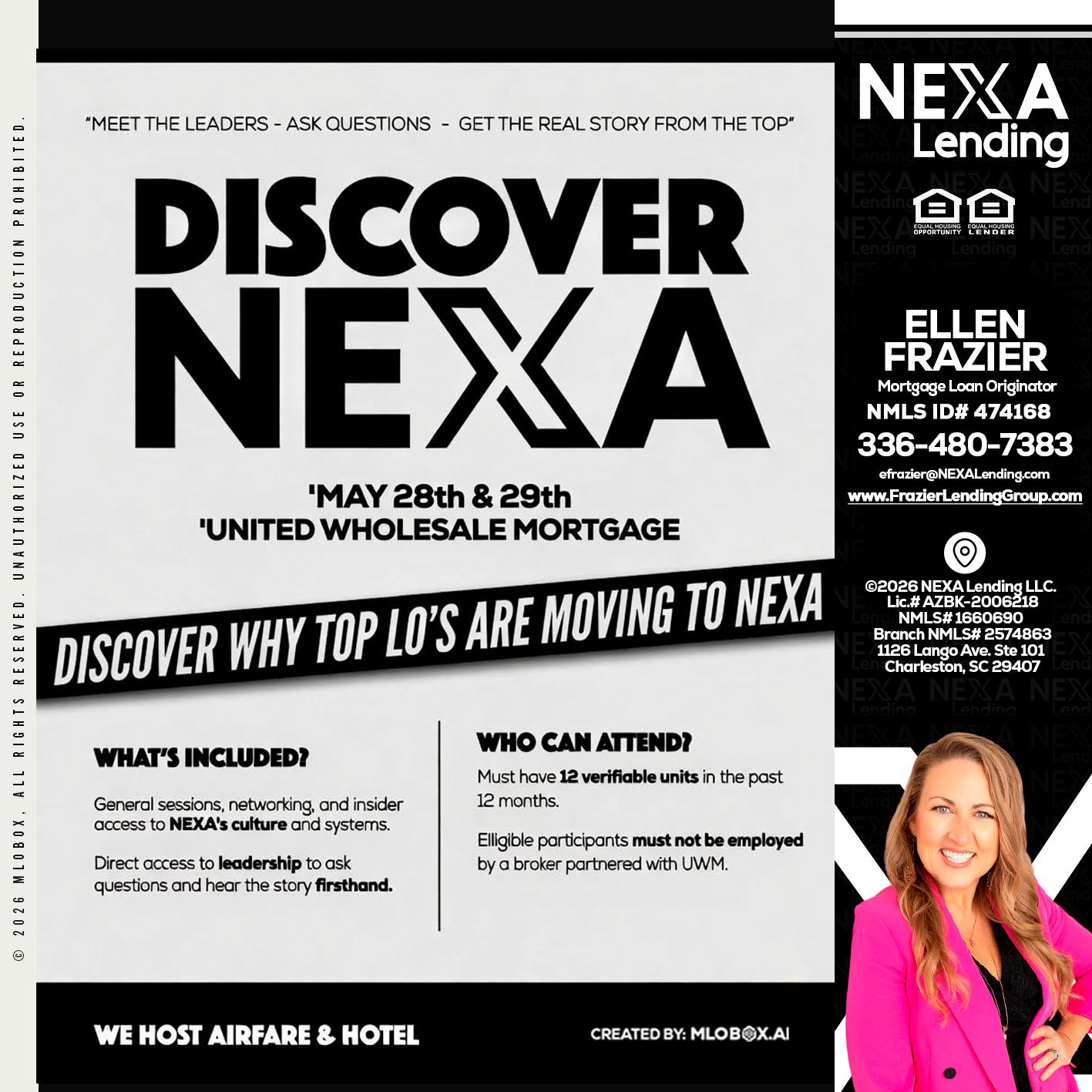 DISCOVER NEXA - Ellen Frazier -Branch Manager