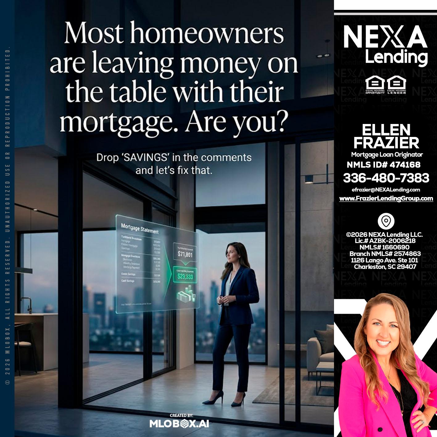 MOST OWNERS - Ellen Frazier -Branch Manager