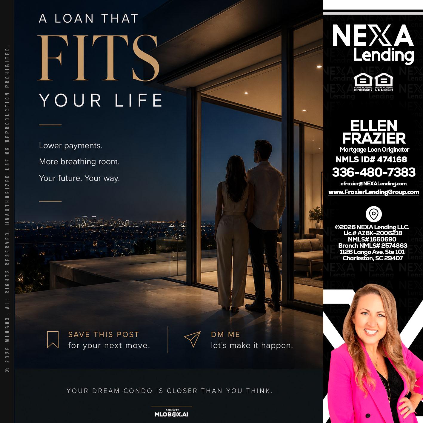 LOANS THAT FIT - Ellen Frazier -Branch Manager