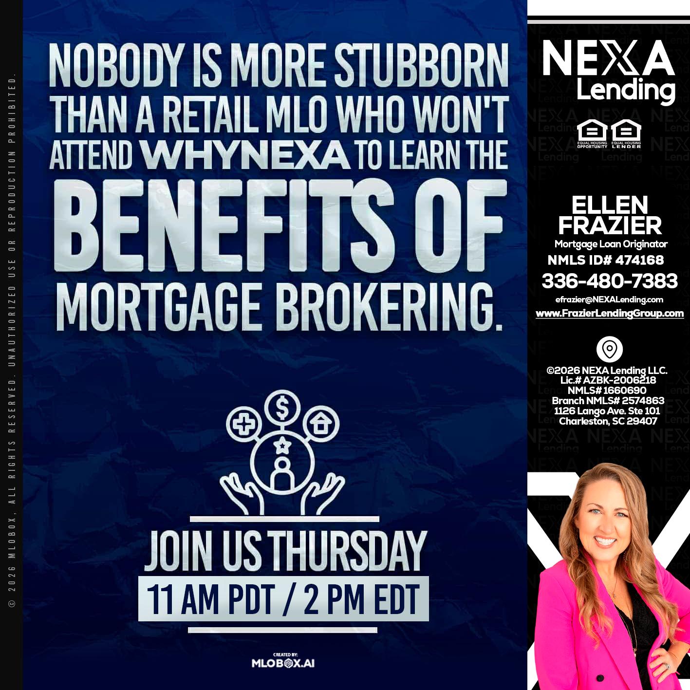 WHY NEXA - Ellen Frazier -Branch Manager