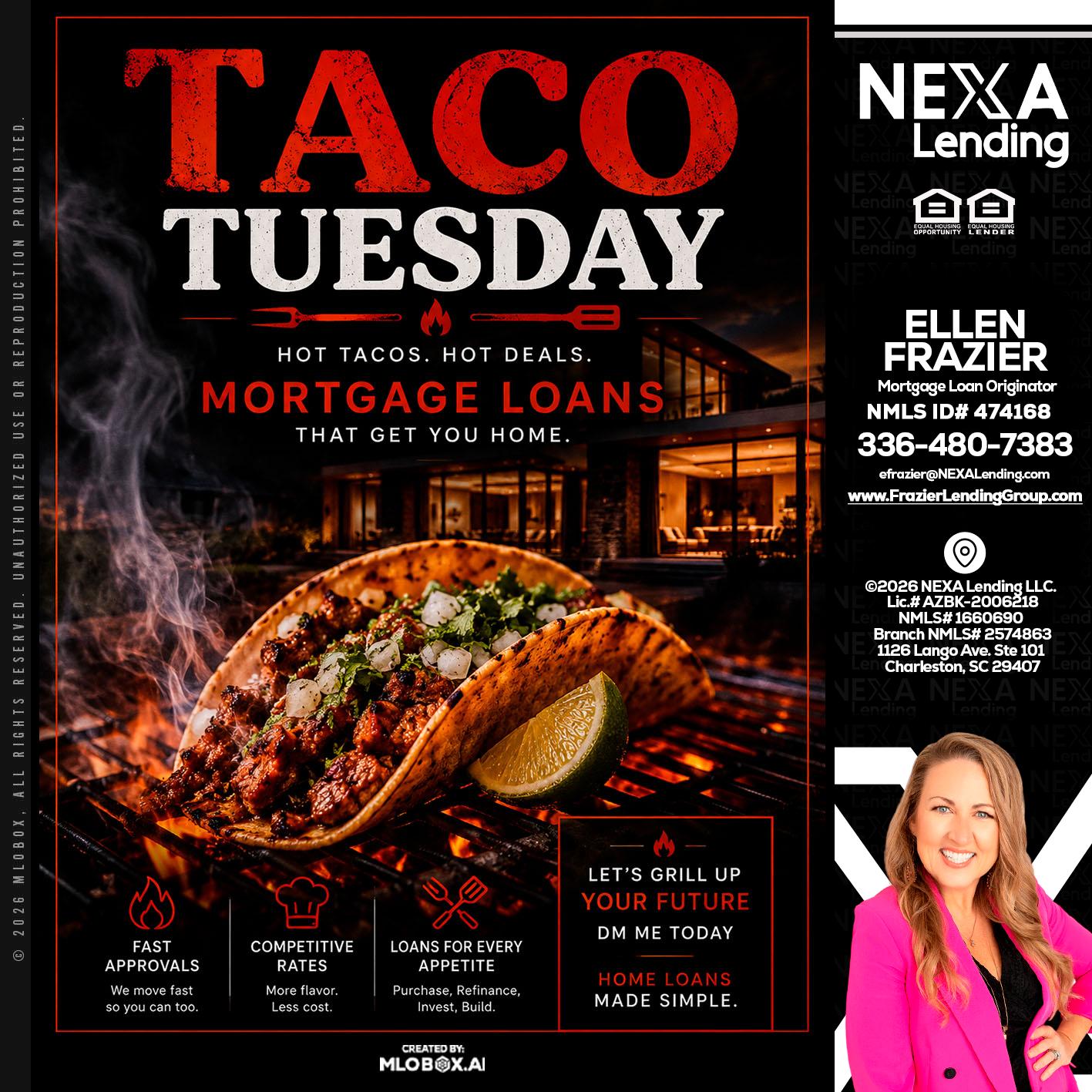 TACO TUESDAY - Ellen Frazier -Branch Manager