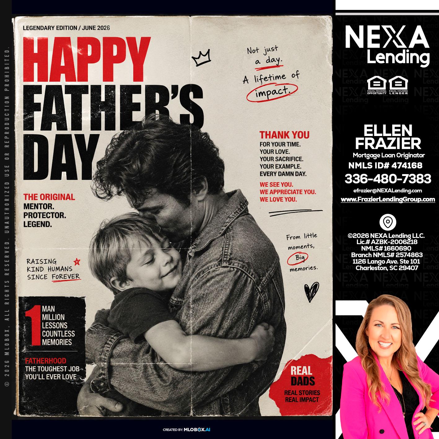 HAPPY FATHERS DAY - Ellen Frazier -Branch Manager
