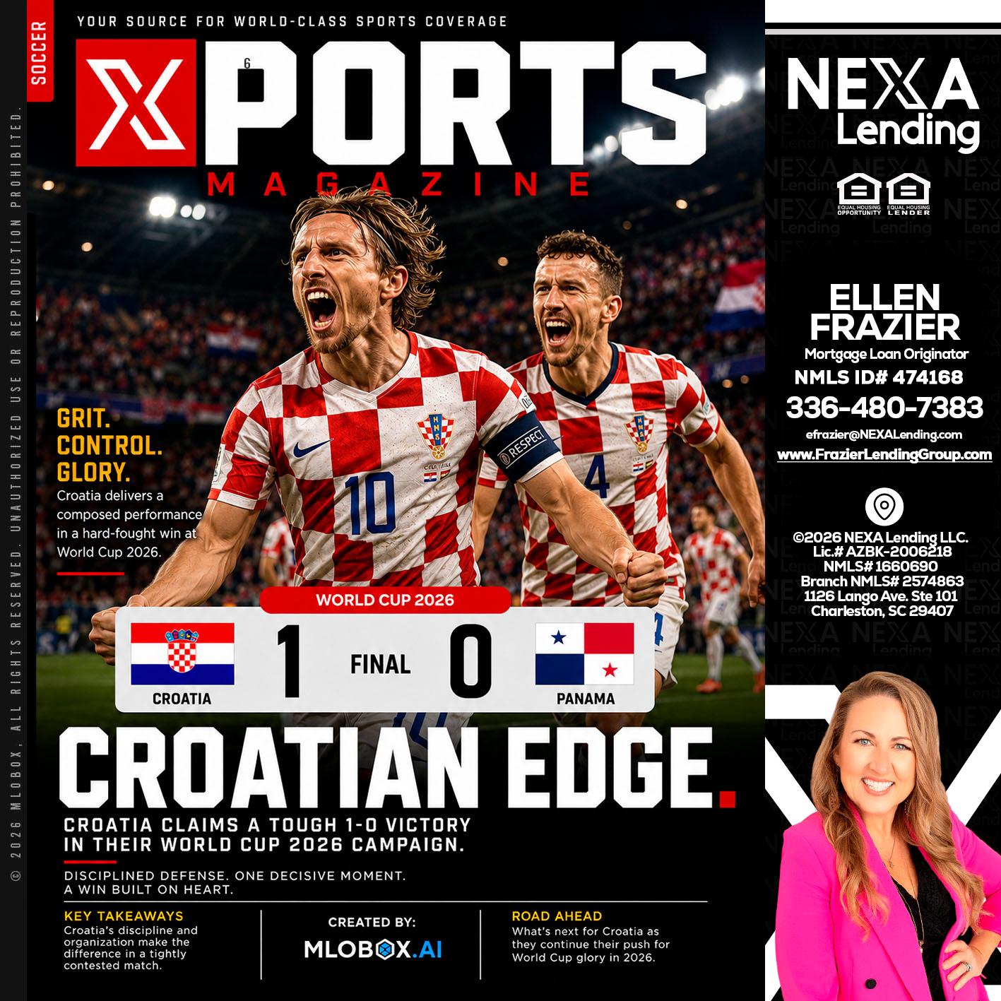 CROATIA 1-0 PANAMA - Ellen Frazier -Branch Manager