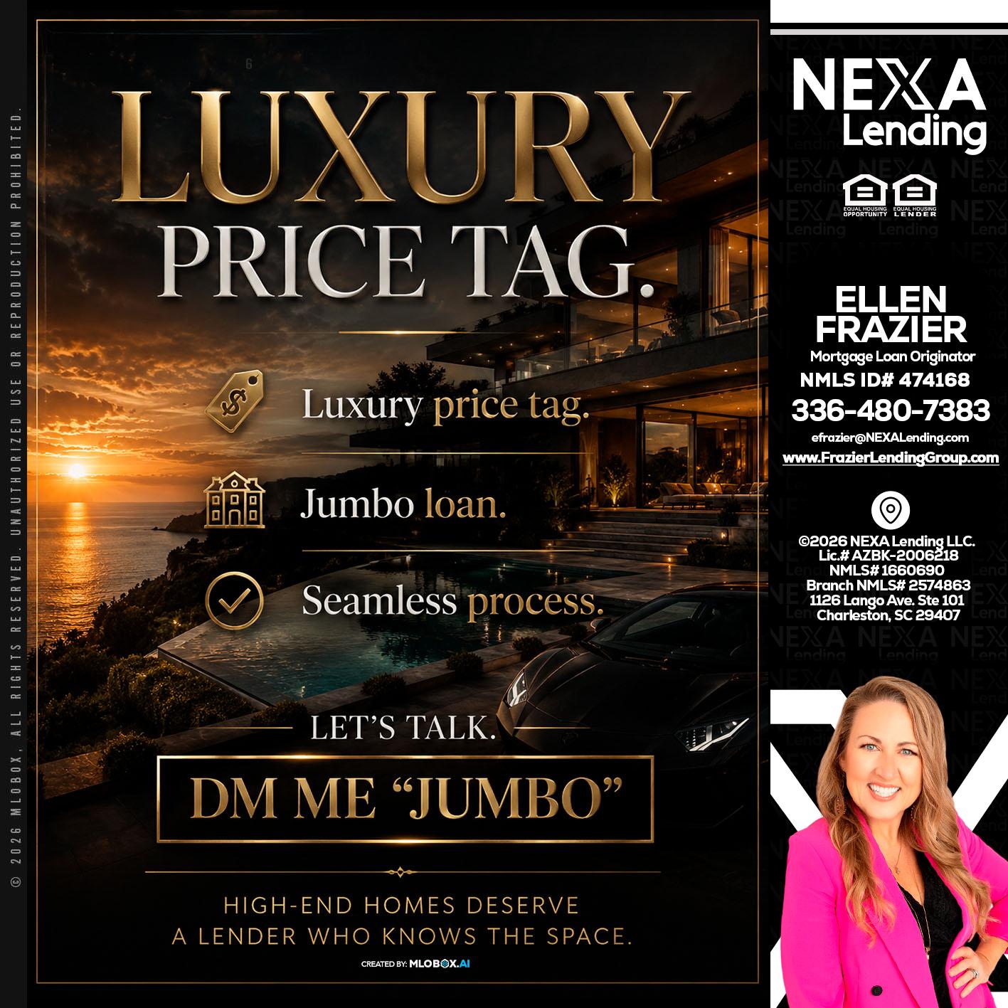LUXURY PRICE - Ellen Frazier -Branch Manager