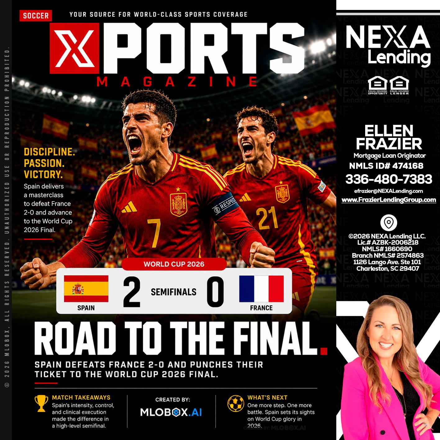 XPORTS WORLD CUP 2026 - Ellen Frazier -Branch Manager