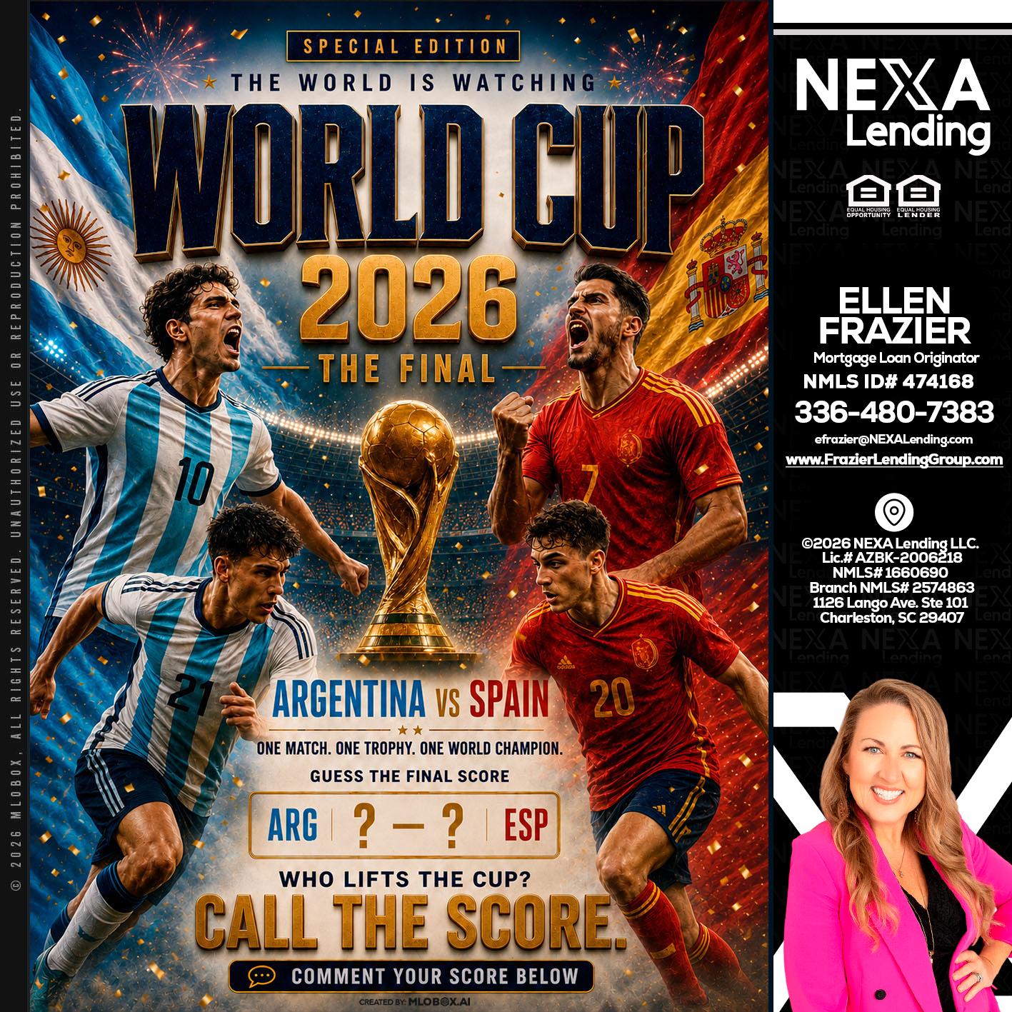 World Cup 2026 finals - Ellen Frazier -Branch Manager