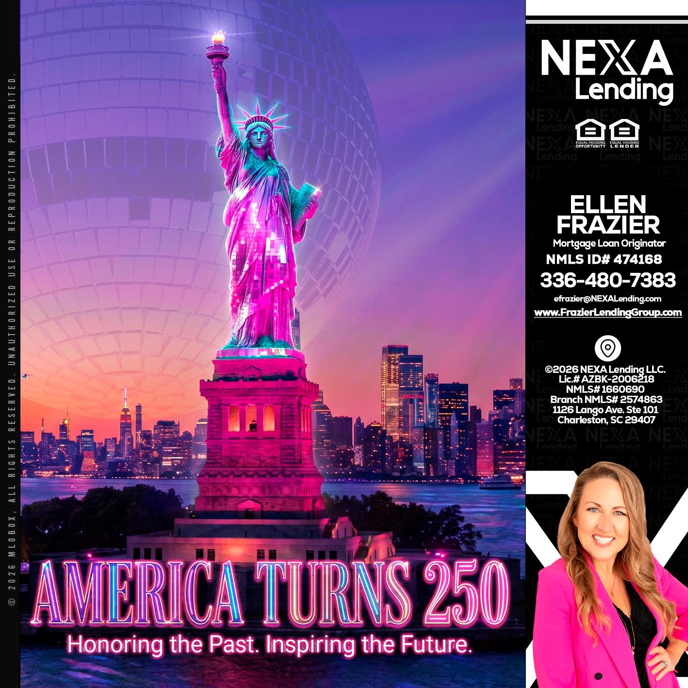 AMERICA TURNS 250 - Ellen Frazier -Branch Manager