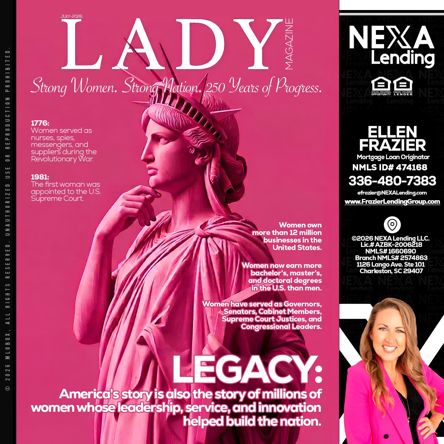 LADY LIBERTY! - Ellen Frazier -Branch Manager