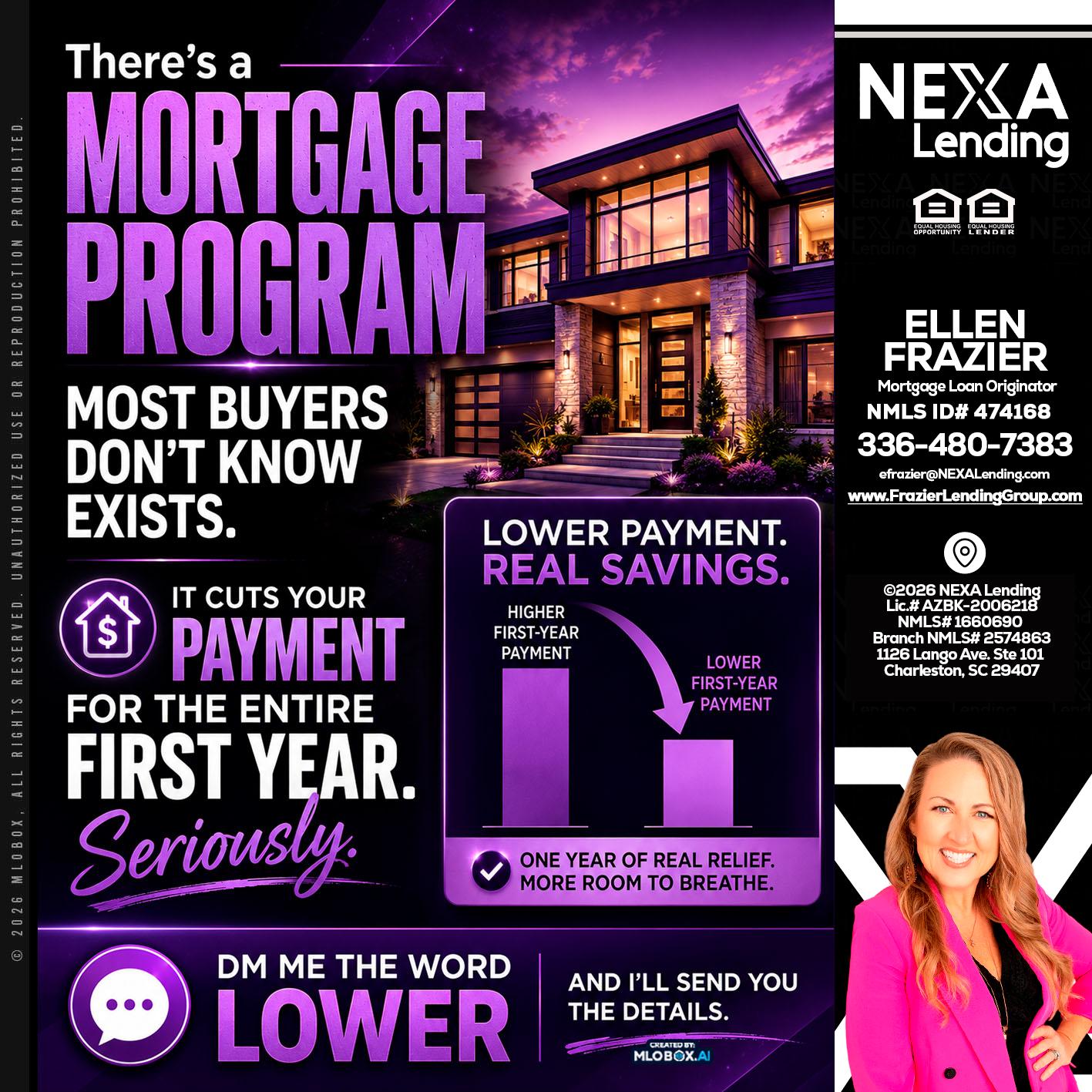 MORTGAGE PROGRAM - Ellen Frazier -Branch Manager
