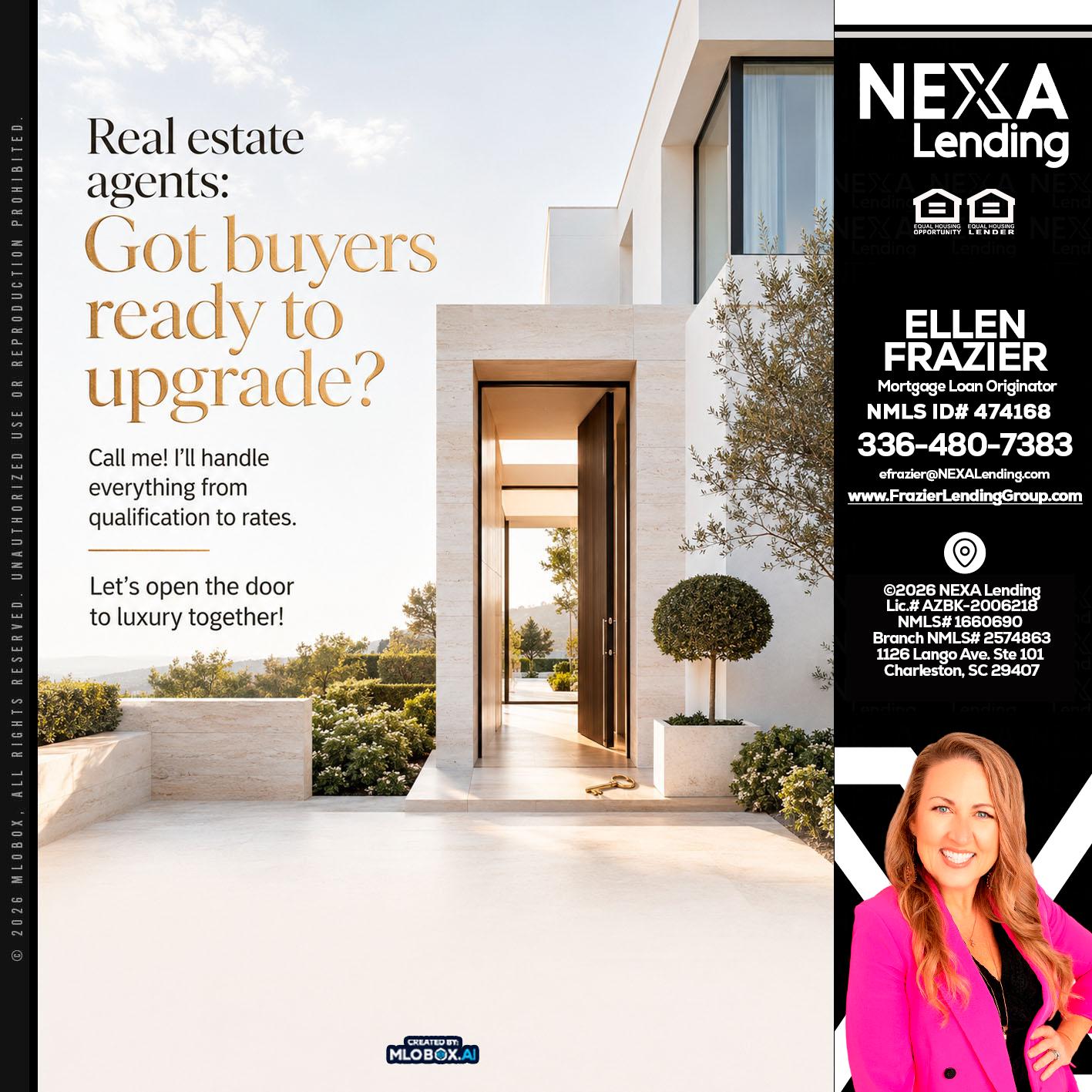 REAL ESTATE AGENTS - Ellen Frazier -Branch Manager