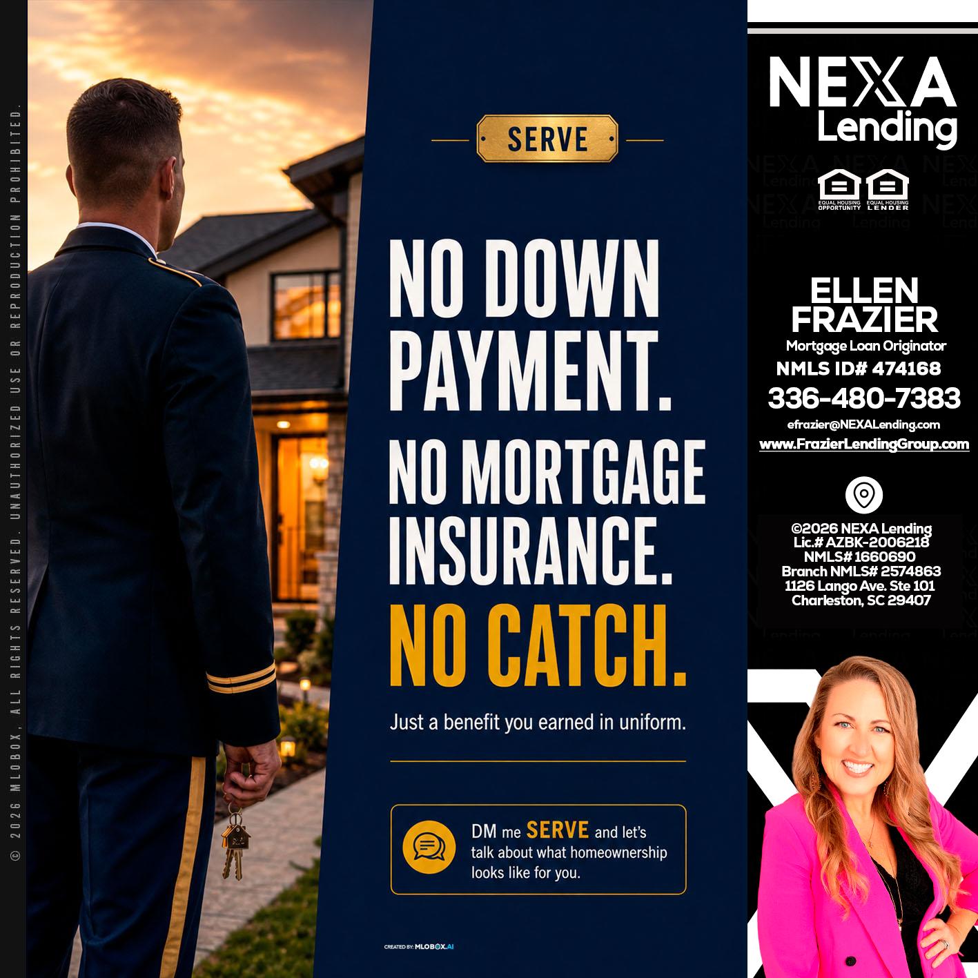 NO DOWN PAYMENT - Ellen Frazier -Branch Manager