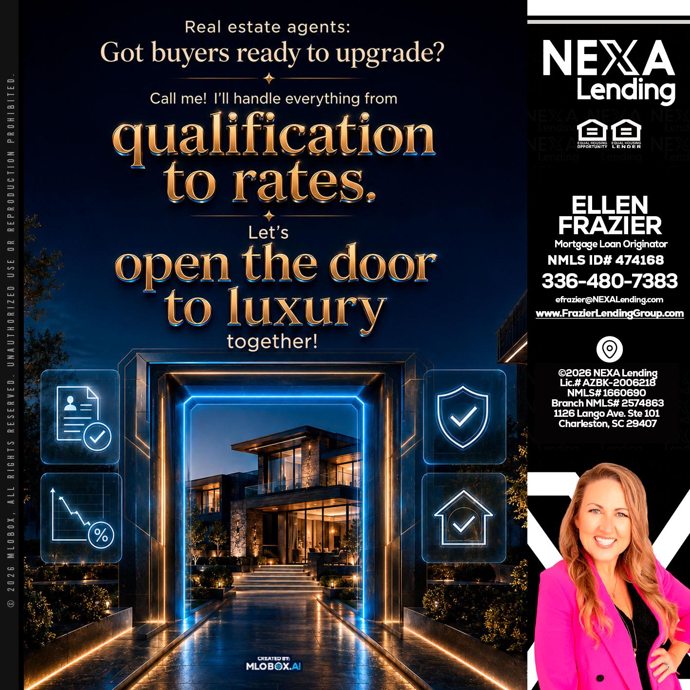 QUALIFICATION TO RATES - Ellen Frazier -Branch Manager