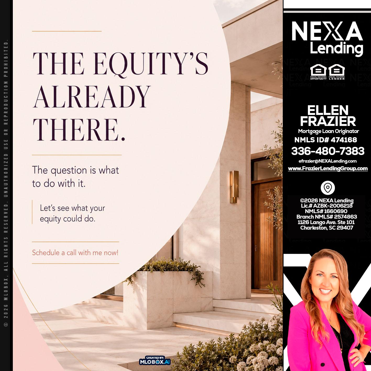 THE EQUITY'S - Ellen Frazier -Branch Manager