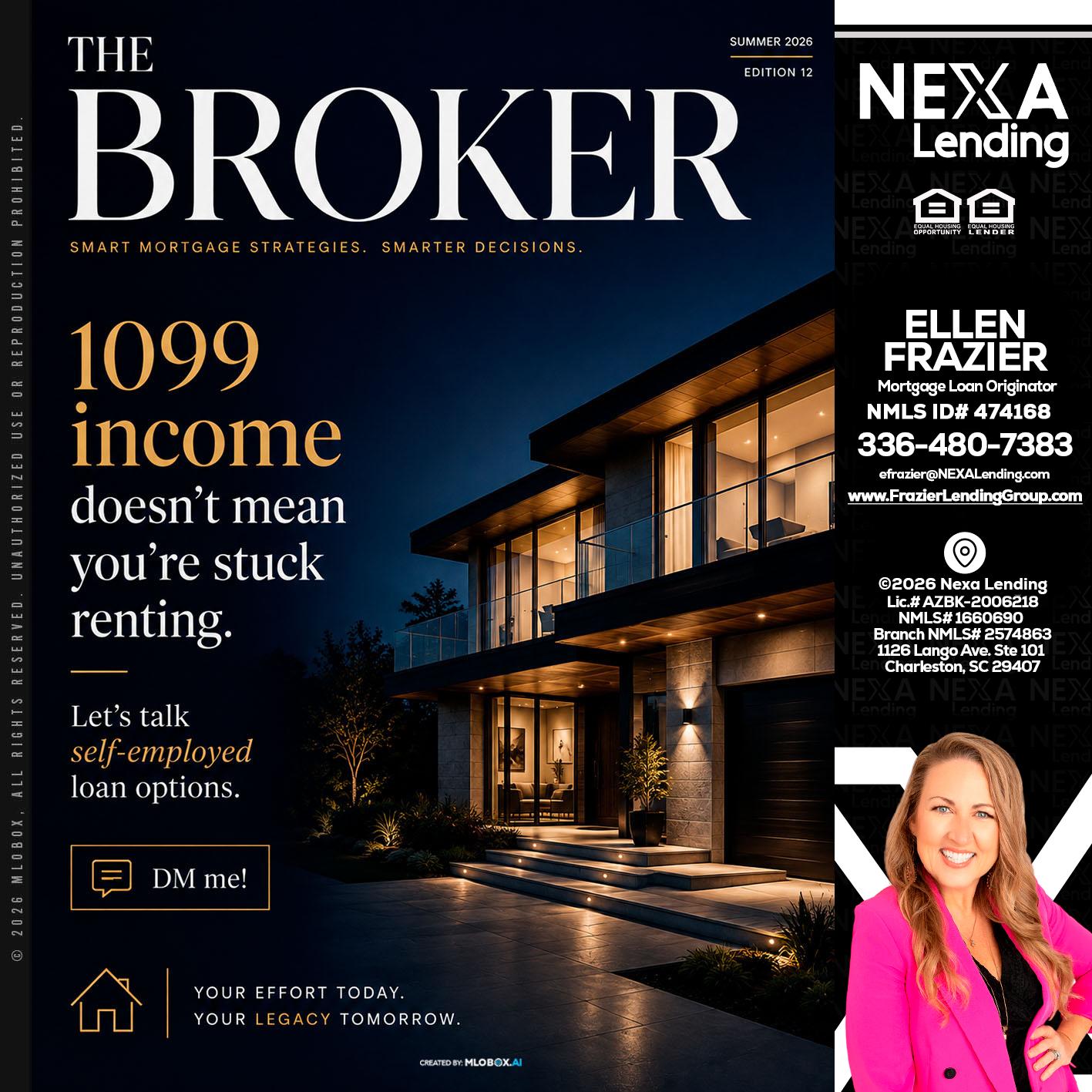 THE BROKER - Ellen Frazier -Branch Manager