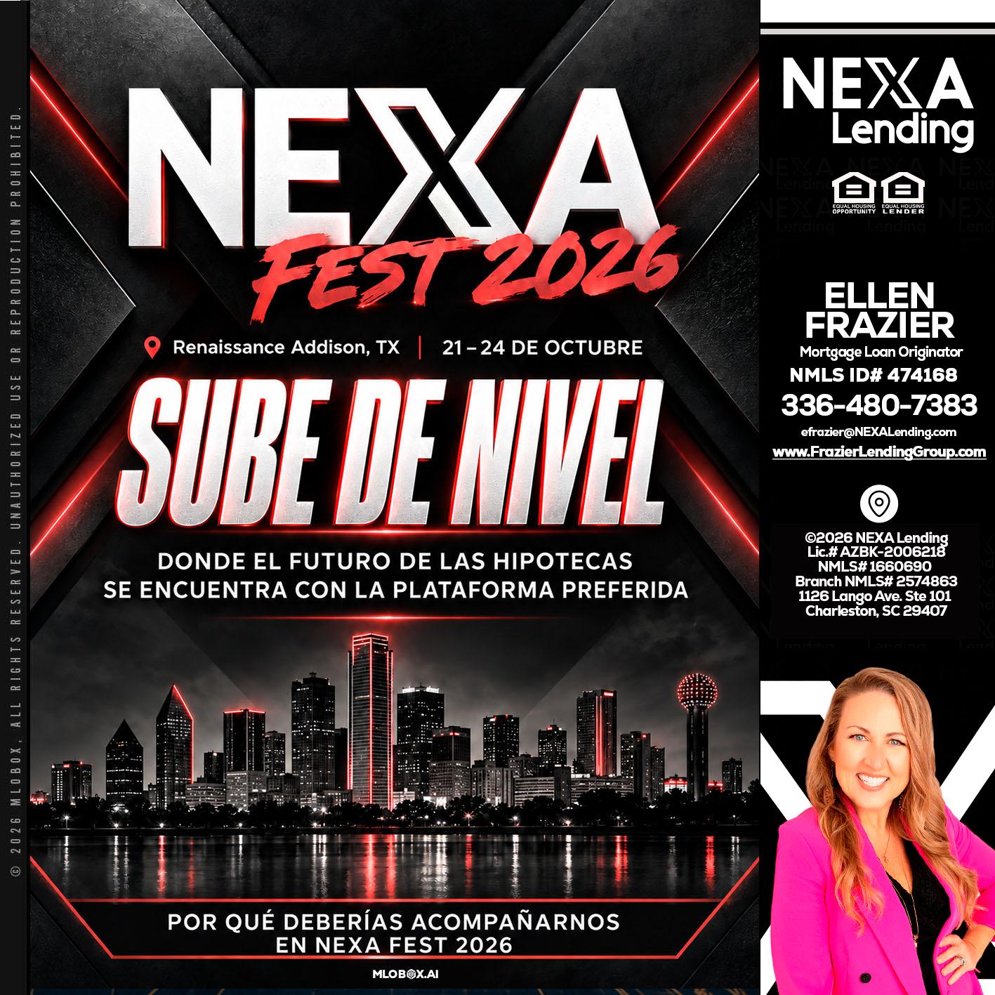 NEXA fest 2026 - Ellen Frazier -Branch Manager
