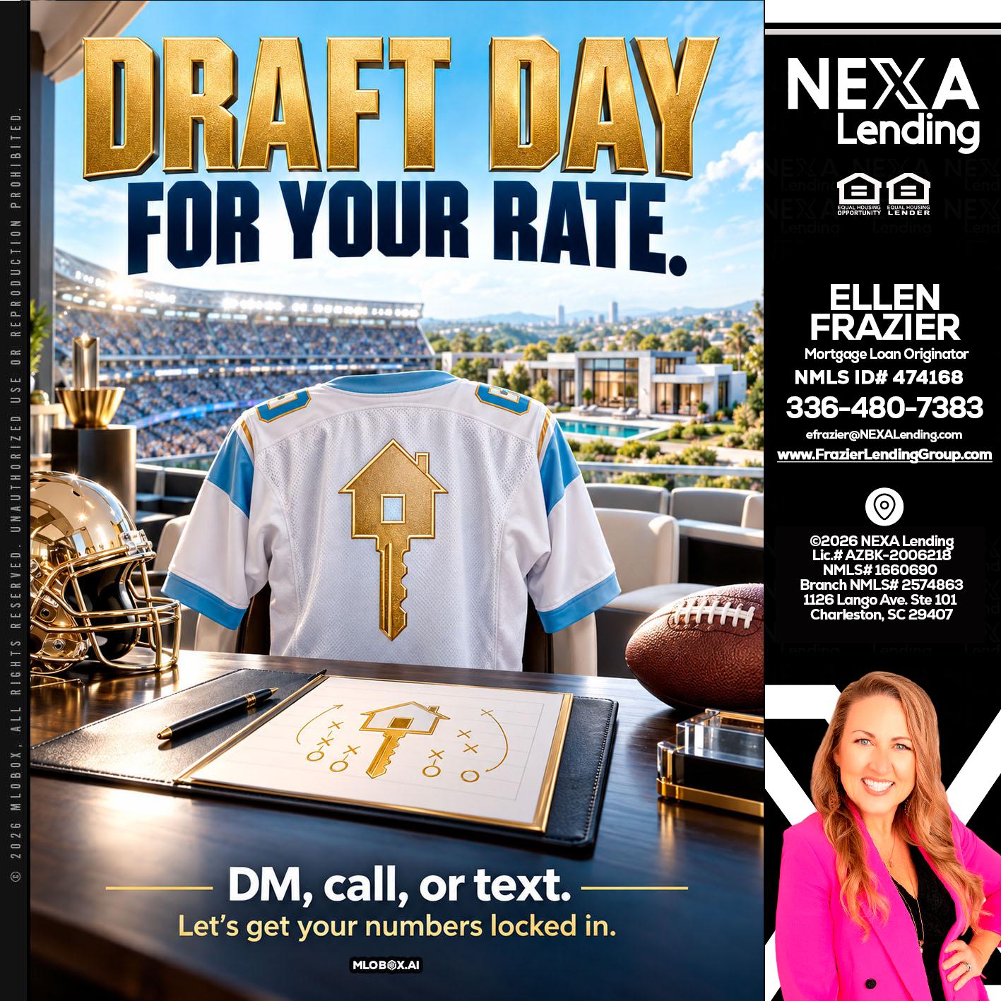 DRAFT DAY - Ellen Frazier -Branch Manager